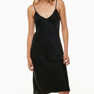 Aritzia Wilfred Black Slip Dress